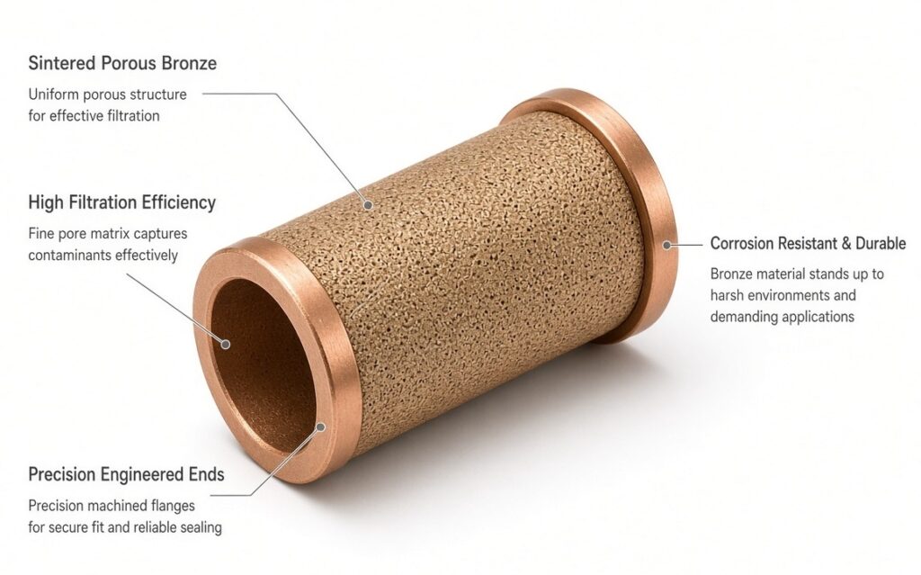 sintered metal filter