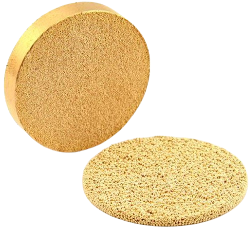 Sintered bronze filter element for industrial filtration applications